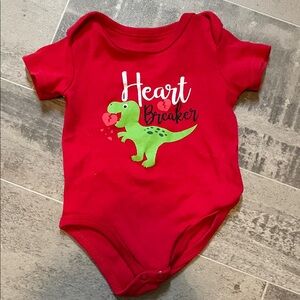 FREE WITH PURCHASE! Red Heart Breaker Baby Onesie